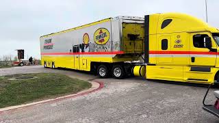 NASCAR Haulers entering COTA 32124 [upl. by Ot248]