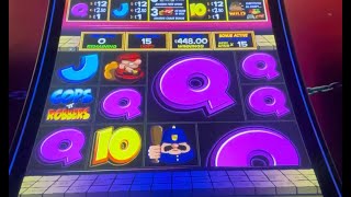 Mega Cops ‘n Robbers  £500 Jackpot Win  Arcade Slot Game [upl. by Yorel]