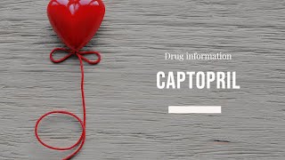 Captopril  Uses Dosage Side Effects amp Mechanism  Capoten [upl. by Kemppe]