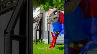 Epic Superhero Dinosaur Battle Wolverine Godzilla vs Megalodon vs Superman indominusrex animation [upl. by Stephens]