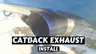 Invidia N1 Catback Exhaust Installed  Civic Si [upl. by Zsolway]