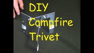 Easy DoItYourself Campfire Trivet [upl. by Necyrb499]