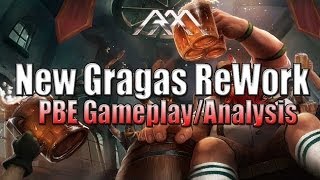 New Gragas Rework  PBE Gameplay  League of Legends [upl. by Chrisse]