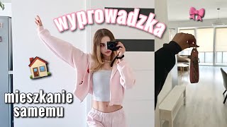 WYPROWADZIŁAM SIĘ 😱 mieszkanie samemu  ogromny HAUL 🏠 [upl. by Nahte]