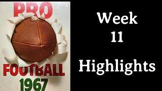 Awesome 1967 Week 13 NFL Eastern Conference Highlights [upl. by Vorfeld]