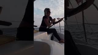 Ep33  Catching Swordfish While Sailing sailing fishing catamaransailing boatlife [upl. by Cathryn]