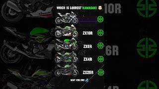 All Super Bikes sound Of Kawasaki shorts [upl. by Noell]