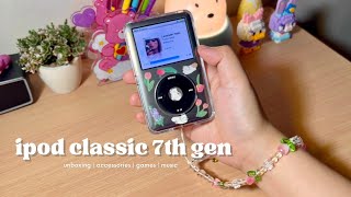 ☁️ unbox with me iPod Classic 7th Gen in 2023 🖤 [upl. by Hekker]