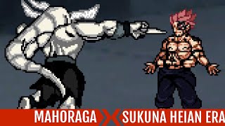 Mahoraga Vs Sukuna Heian Eraexe [upl. by Enattirb]