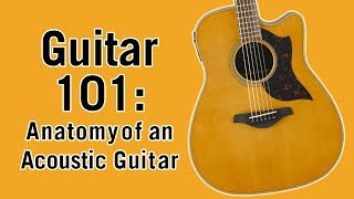 Guitar 101 Anatomy of an Acoustic Guitar [upl. by Rico]