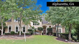 Home for Sale in Alpharetta GA  POOL  6 Bedrooms  52 bathrooms  atlantarealestate [upl. by Arahset]