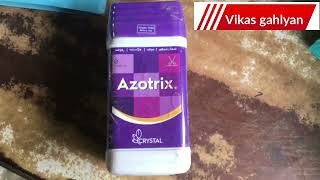 crystal azotrix  azotrix fungicide Azoxystrobin 167   Tricyclazole 333 SC  Rice special [upl. by Ardnwahs963]