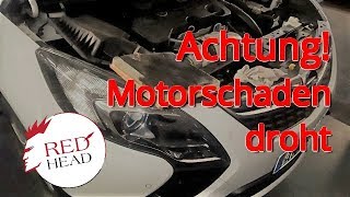 Motorschaden droht Wartungsstau  Ölwechsel nicht ordnungsgemäß durchgeführt [upl. by Arinay]