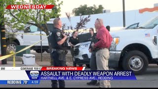 Suspect arrested in connection with Redding officerinvolved shooting [upl. by Ostler]