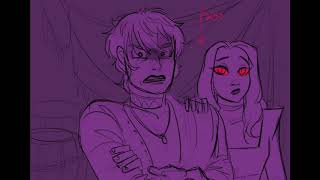 thearcana Asra Julian Asra hates Julian the arcana animatic [upl. by Attenauqa]