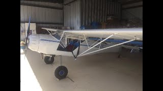 Kitfox STi airplane build finishing the Oratex on the Farm Fox fuselage 25 [upl. by Atsok]