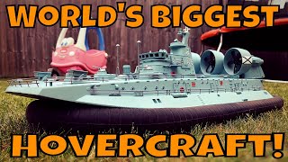 Brushless RC Hovercraft HG201  Worlds biggest Hovercraft Zubr Class LCAC 1110 [upl. by Aikim]