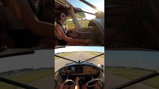 Landing at Oshkosh stootsaviation cessna pilot aviation fly planelanding cessna170 [upl. by Cott181]