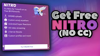 All 4 Ways to get Free Nitro Without Payment Method [upl. by Malorie]