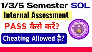 SOL Internal Assessment Exam 2024  Du Sol 135 Semester Internal Assessment Information 202425 [upl. by Nilloc]