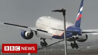 Big Jet TV How a plane stream became a sensation during Storm Eunice  BBC News [upl. by Noreht]