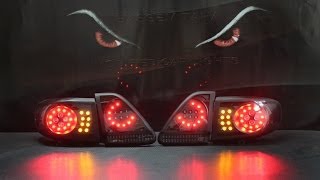 TOYOTA COROLLA 2013 TAIL LIGHTS 1 [upl. by Nebra955]