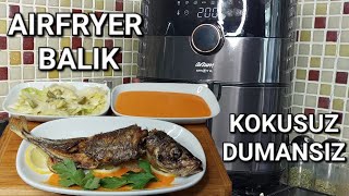 O kadar lezzetli ki Kokusuz Dumansız 15 dakikada Balık Pişirme Airfryer Tarifleri [upl. by Aicilf585]