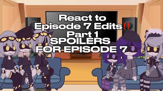 Murder drones amp Solver Hosts react to Ep 7 Edits  Murder drones  Spoilers  Gacha Club [upl. by Putnam]