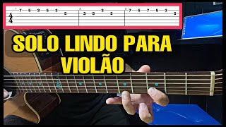 Solo👉VILA DO SOSSEGO  ZÉ RAMALHO NO VIOLÃO COM TABLATURA [upl. by Case]