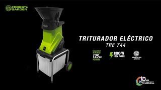 🌳 TRITURADOR ELÉCTRICO  TRE 744 FOREST AND GARDEN [upl. by Asilegna]