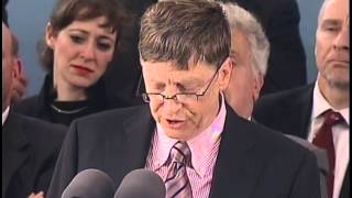 Bill Gates Harvard Commencement Address 2007 [upl. by Denna]