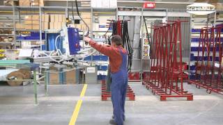 Vacuum Lifting Device VacuMaster Window Panes of Glass to Swivel from 90 Degrees  250 kg  Schmalz [upl. by Anitnerolf]