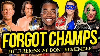 FORGOTTEN CHAMPS  Unremembered Title Reigns [upl. by Yreneh]