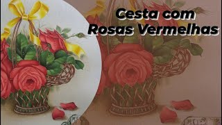 CESTA COM ROSAS VERMELHAS [upl. by Amatruda]