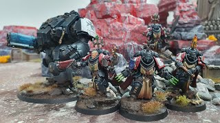 Black Templars vs Orks Warhammer 40k battle report [upl. by Atiuqahc786]