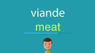 Comment dire viande en anglais [upl. by Fortunia454]