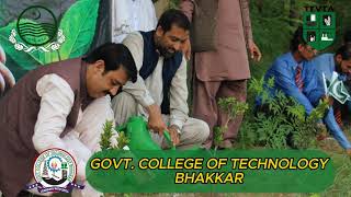 Tree Plantation Drive at Govt College of Technology Bhakkar [upl. by Seidule]