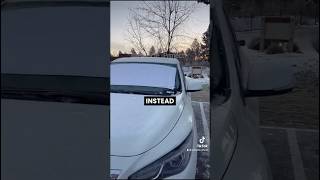 The best way to remove ice from a car [upl. by Wivinia]