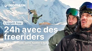 LESPRIT FREE  24h avec des Freeriders pro  ep2 ⛷️  Decathlon [upl. by Thomasine]