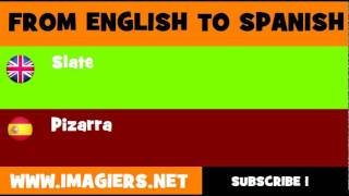 ESPAÑOL  INGLÉS  Pizarra [upl. by Donelson]