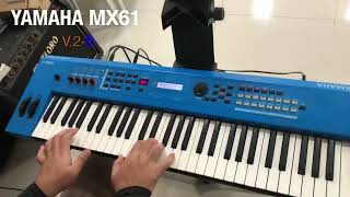 YAMAHA MX61v2Blue  Accordions SANFONA [upl. by Akimaj]