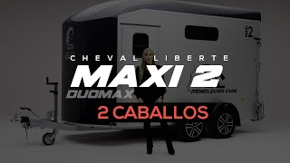 REVIEW Remolque para 2 caballos MAXI 2 Cheval liberte [upl. by Joice]