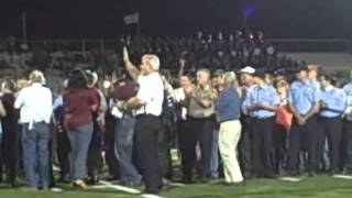 Bastrop football halftime ceremony 91511 [upl. by Fablan115]