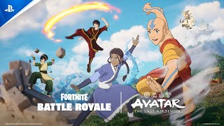 Fortnite x Avatar Elements  Gameplay Trailer  PS5 amp PS4 Games [upl. by Nnaassilem913]