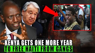 Kenya Police in Haiti Gets ONE More Year to Free Haiti from Gangs [upl. by Magnus]