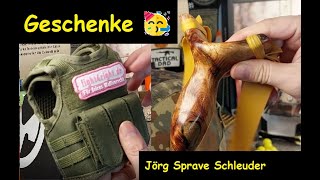 MiniSchutzweste  Echte Jörg Sprave Schleuder  Vielen Dank für die Geschenke Slingshotchannel [upl. by Barkley]