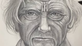 Realistic Pencil Sketch Drawing a Detailed Human Portrait [upl. by Notled716]