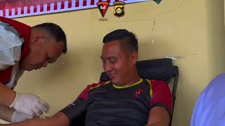 DONOR DARAH  Satuan Brimob Polda Sumsel [upl. by Chouest293]