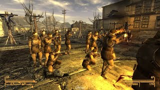 20 NCR Soldiers vs Vulpes Inculta and his Legionaries Bodyguards  Fallout New Vegas LOL [upl. by Eillom]