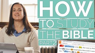 How to study the BIBLE Part 2 Inductive Method EXAMPLE Matthew 2 [upl. by Eibbob]